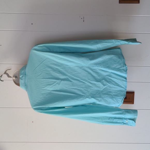 Metaphor teal blue button down shirt size small - Picture 4 of 10